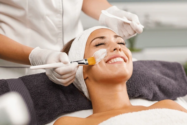 Professional facial treatment at Glitter Touch NY